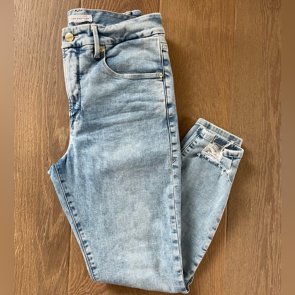 Good American Distressed Jeans